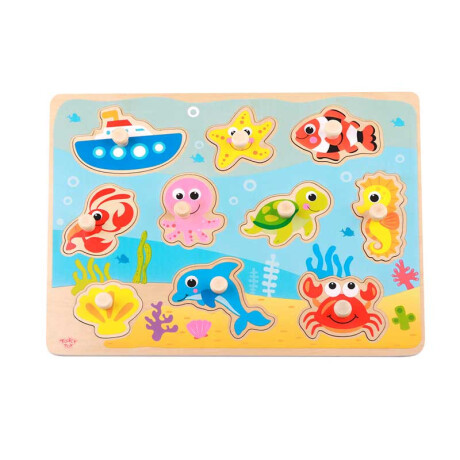 Tooky Toy Puzzle Mundo Marino 11 pzs Tooky Toy Puzzle Mundo Marino 11 pzs