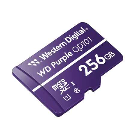 Wester Digital - Memoria Micro Sd Purple Sc Ultra Endurance sc QD101 - 256GB. Especiales para Cámara 001