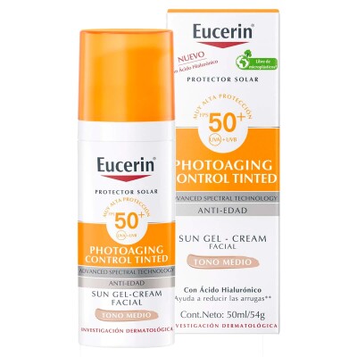 Protector Solar Eucerin Facial Con Color Spf 50. 50 Ml. Protector Solar Eucerin Facial Con Color Spf 50. 50 Ml.