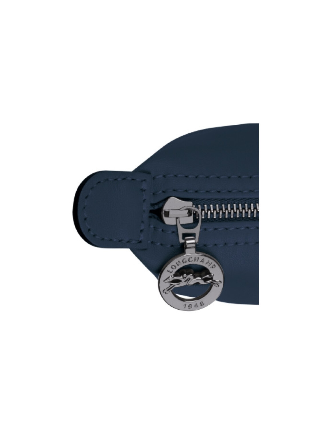 Longchamp -Neceser de cuero con cierre, Le pliage Cuir Azul