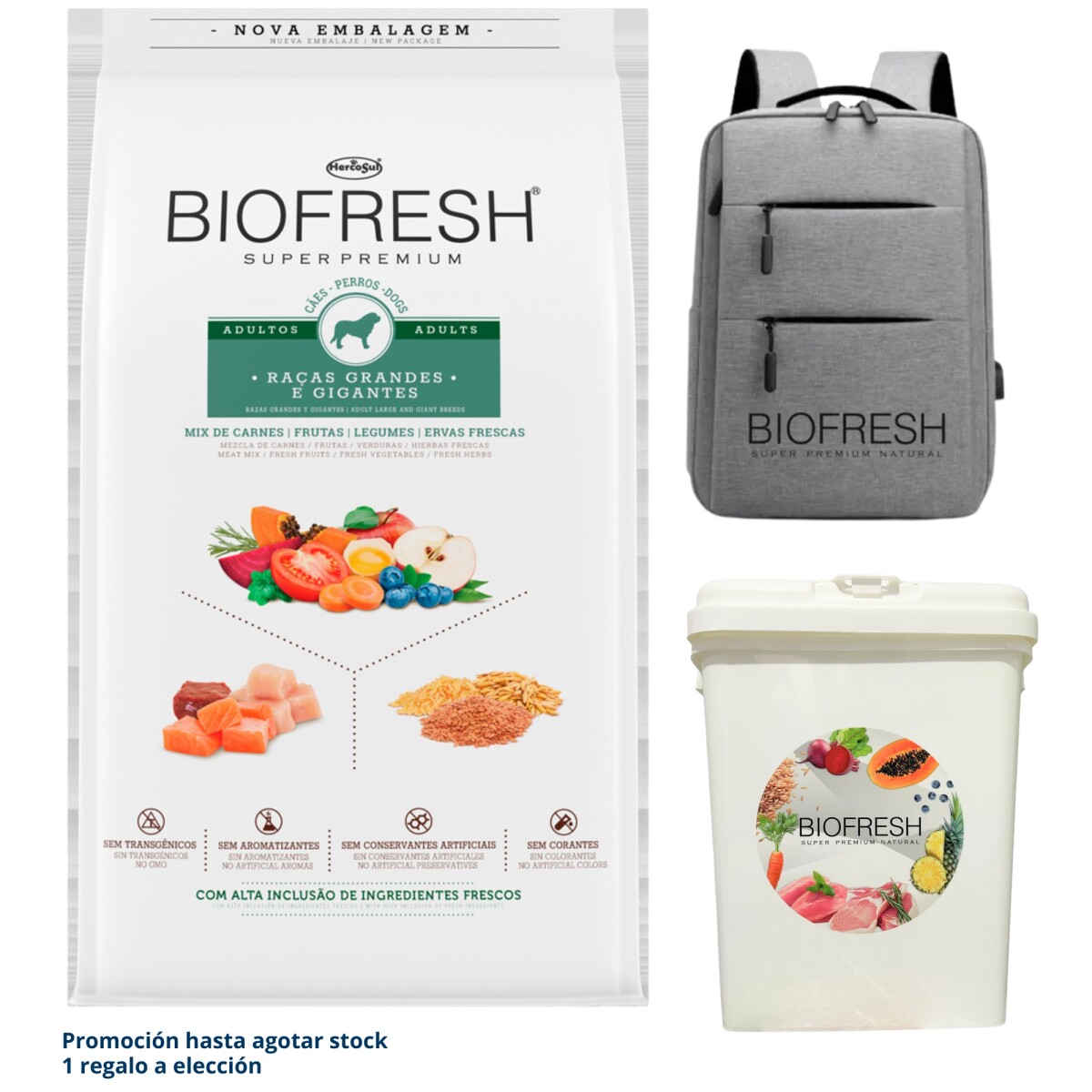 Biofresh Adultos Razas Grandes 15 Kg 