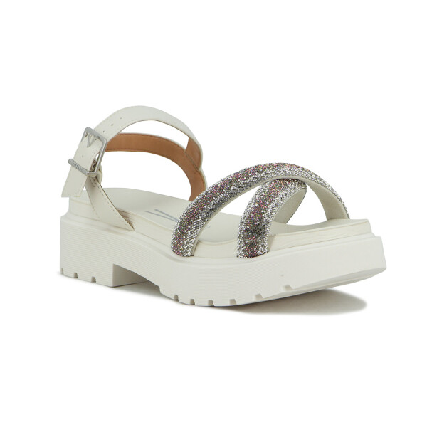 Sandalia Vizzano Mujer Taco 3cm Blanco-beige