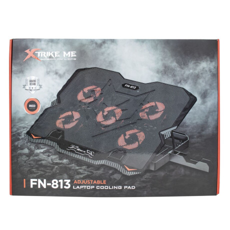 Bandeja Cooler Gamer Xtrike Me FN-813 Base de Enfriamiento Negro