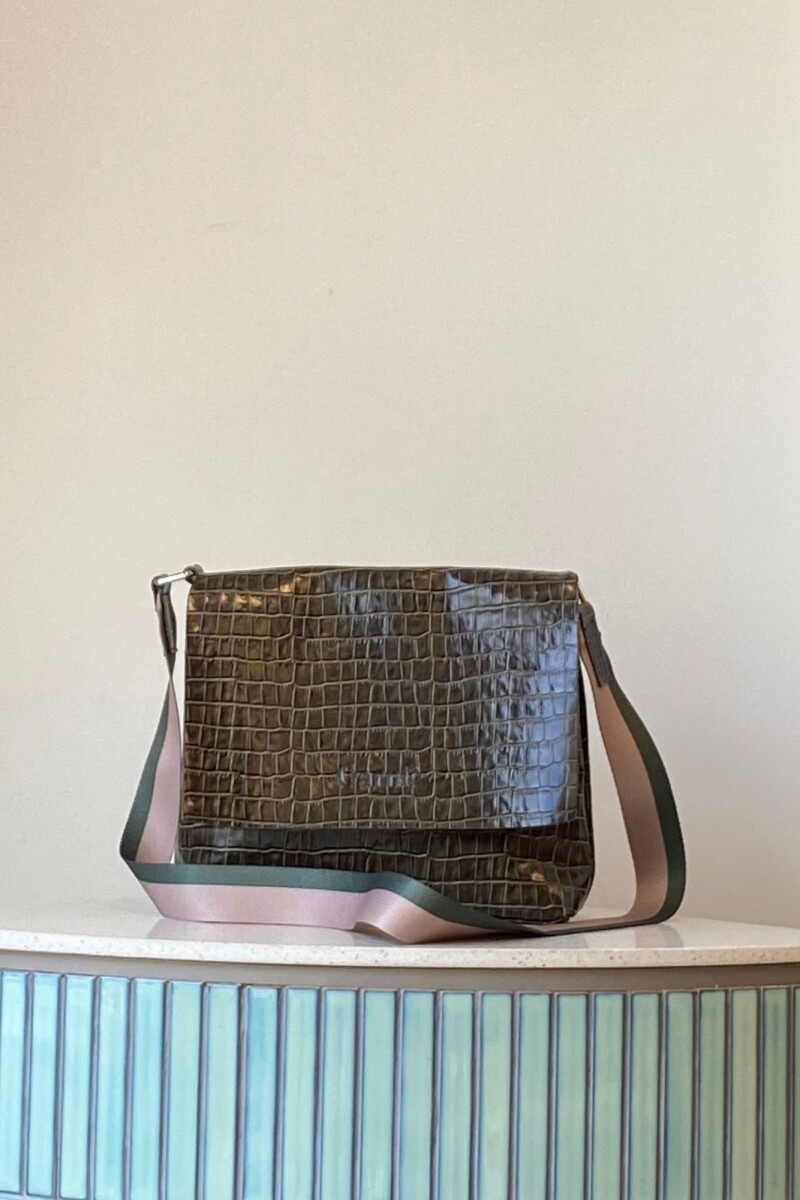Bandolera Carla - Crocco Verde 