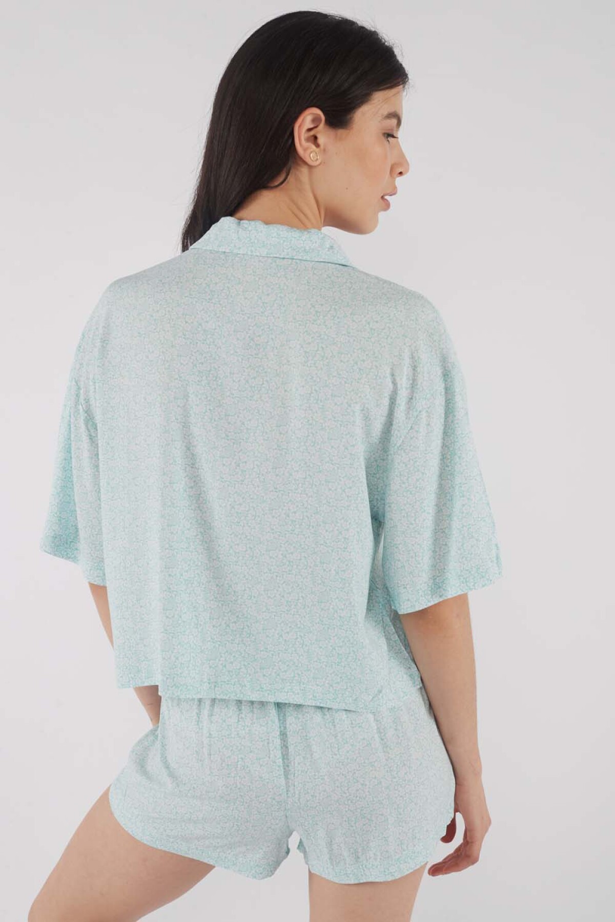 Camisa Penelope Turquesa