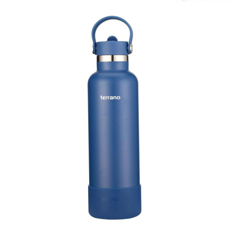 Botella Térmica Con Pico 750Ml. Azul