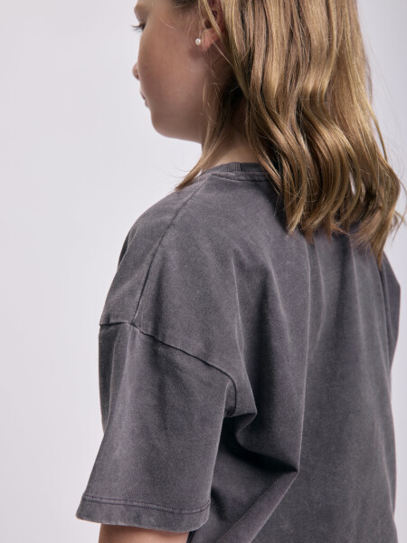 Remera estampa Cenicienta Gris