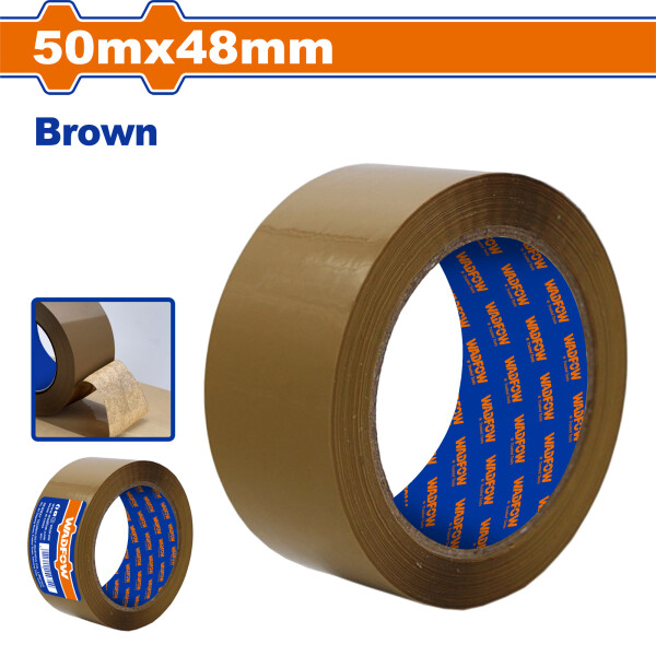 CINTA ADHESIVA MARRON EMBALAJE 50M X 48MM WADFOW WPN1H25 CINTA ADHESIVA MARRON EMBALAJE 50M X 48MM WADFOW WPN1H25