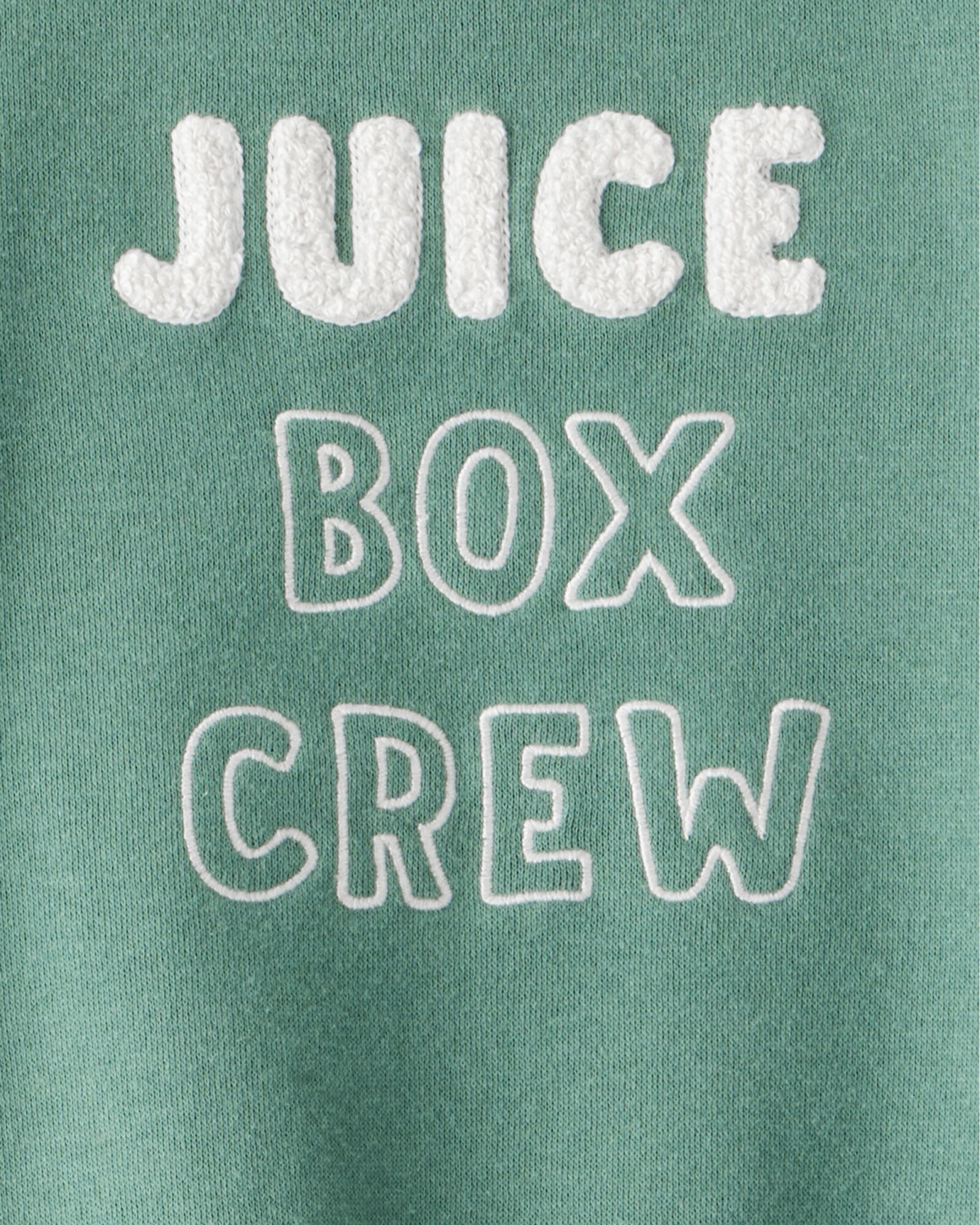 Set dos piezas de algodón, pantalón y buzo estampado Sin color