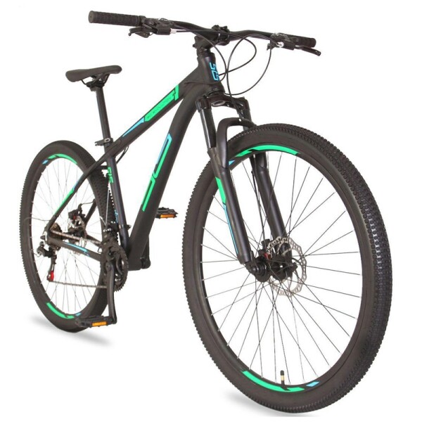 BICICLETA BIG EVOLUTION ALUMINIO STATUS R. 29 - GRAFITO/VERDE BICICLETA BIG EVOLUTION ALUMINIO STATUS R. 29 - GRAFITO/VERDE