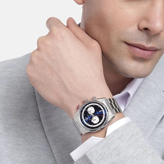 Reloj EMPORIO ARMANI RACER Acero Plateado Esfera 42mm 0