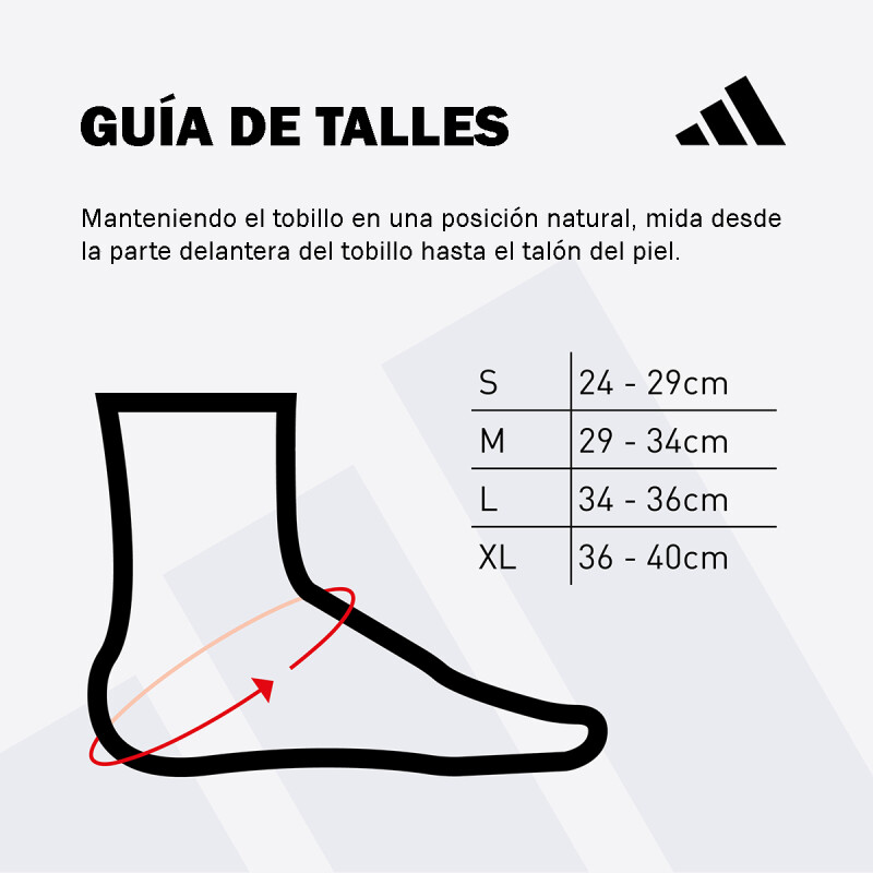 Tobillera Estabilizadora Adidas Gris