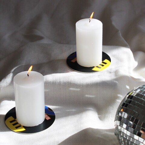 Velones set de 2 blanco
