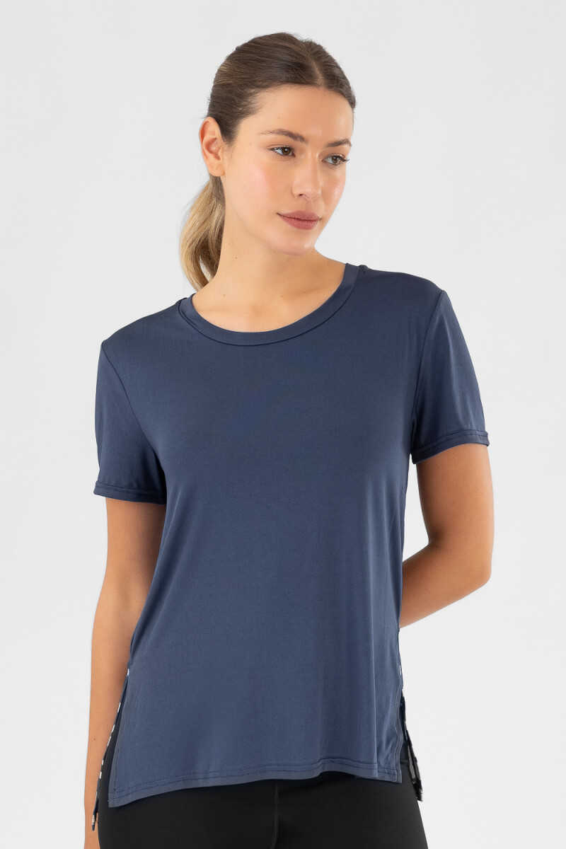 Remera print periscope 25 Azul piedra