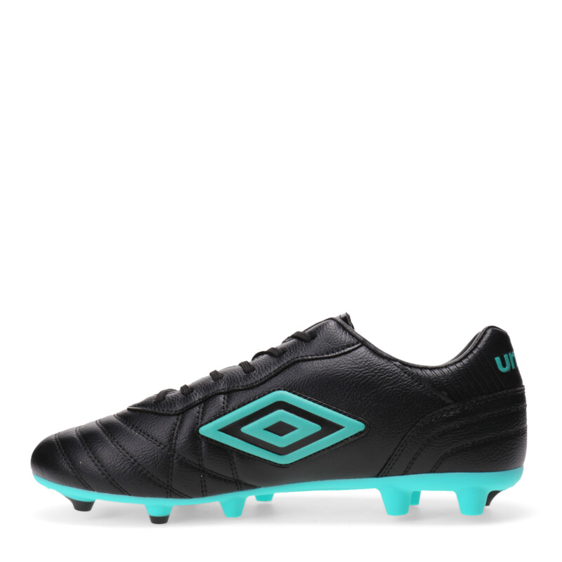Championes de Fútbol 11 Hombre Umbro Touch FG Negro - Verde Agua