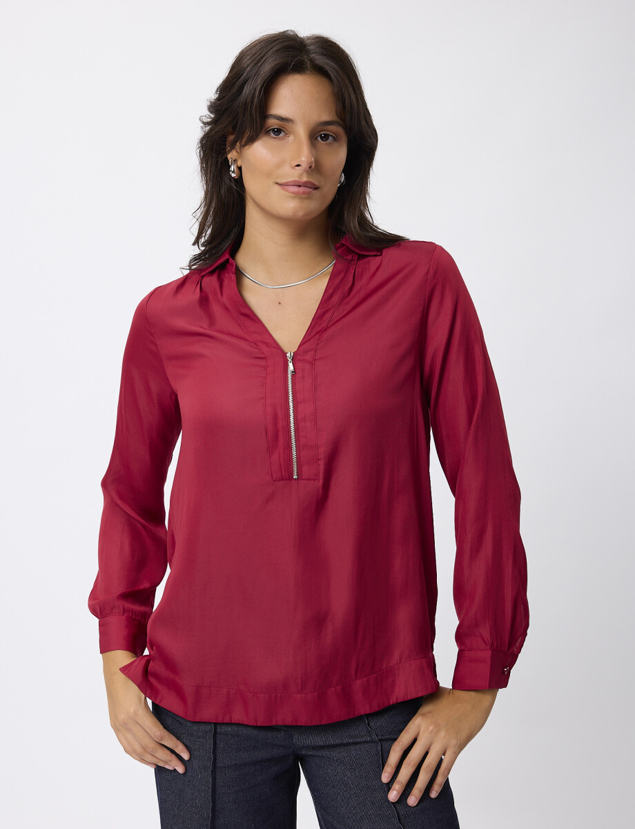 Blusa Noa bordo