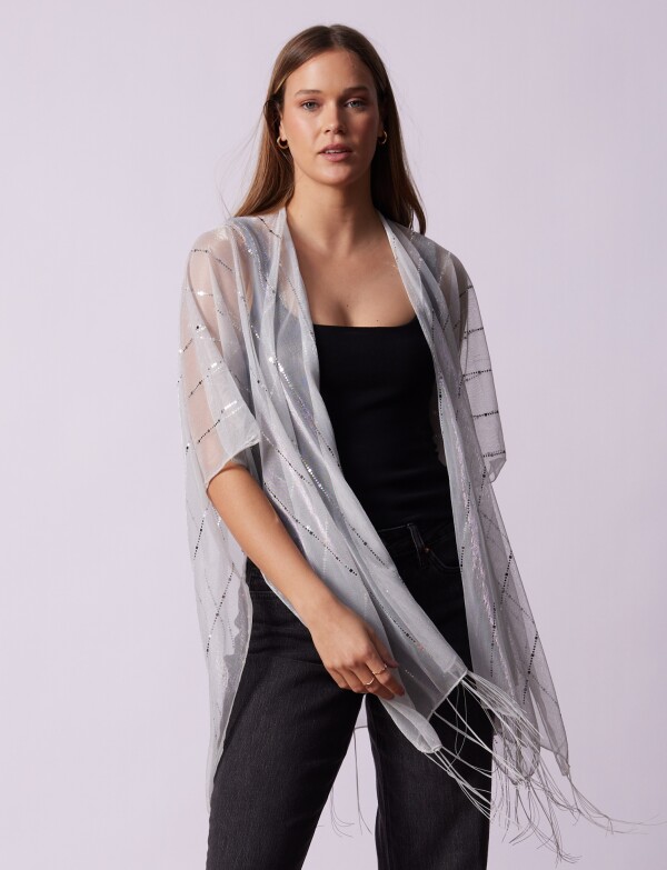 Kimono Night PLATEADO