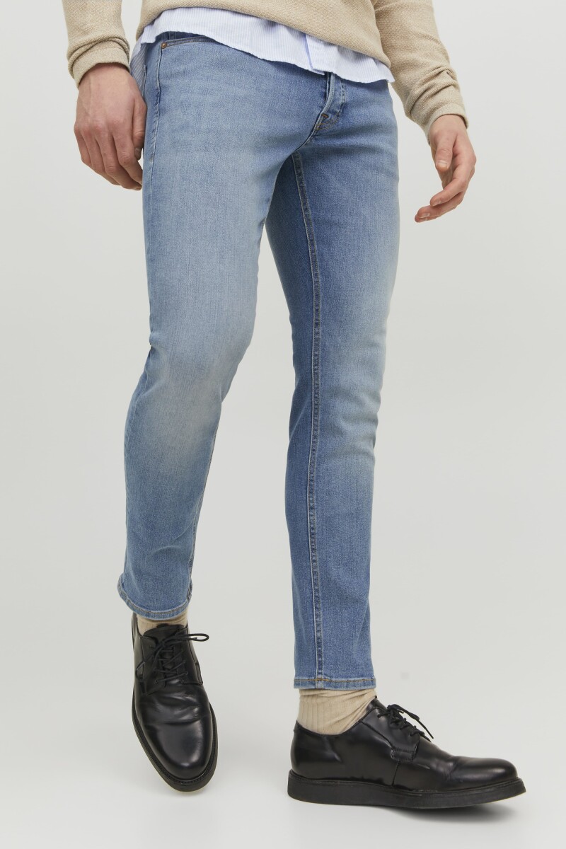 JEANS SLIM GLENN Blue Denim