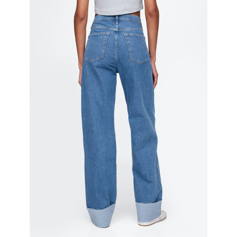 90S LOOSE MR MED ALDEN CUFF MEDIUM INDIGO 1