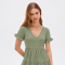 Vestido Kaleu Menta Oscuro