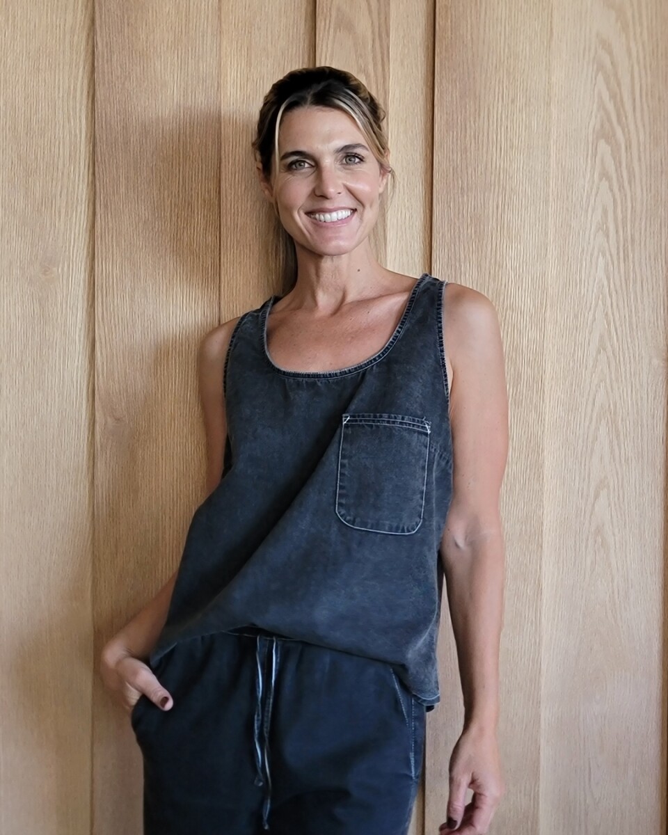 Musculosa Siena - Denim Negro 