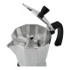 Cafetera Italiana Espresso 6 Tazas Aluminio Silver