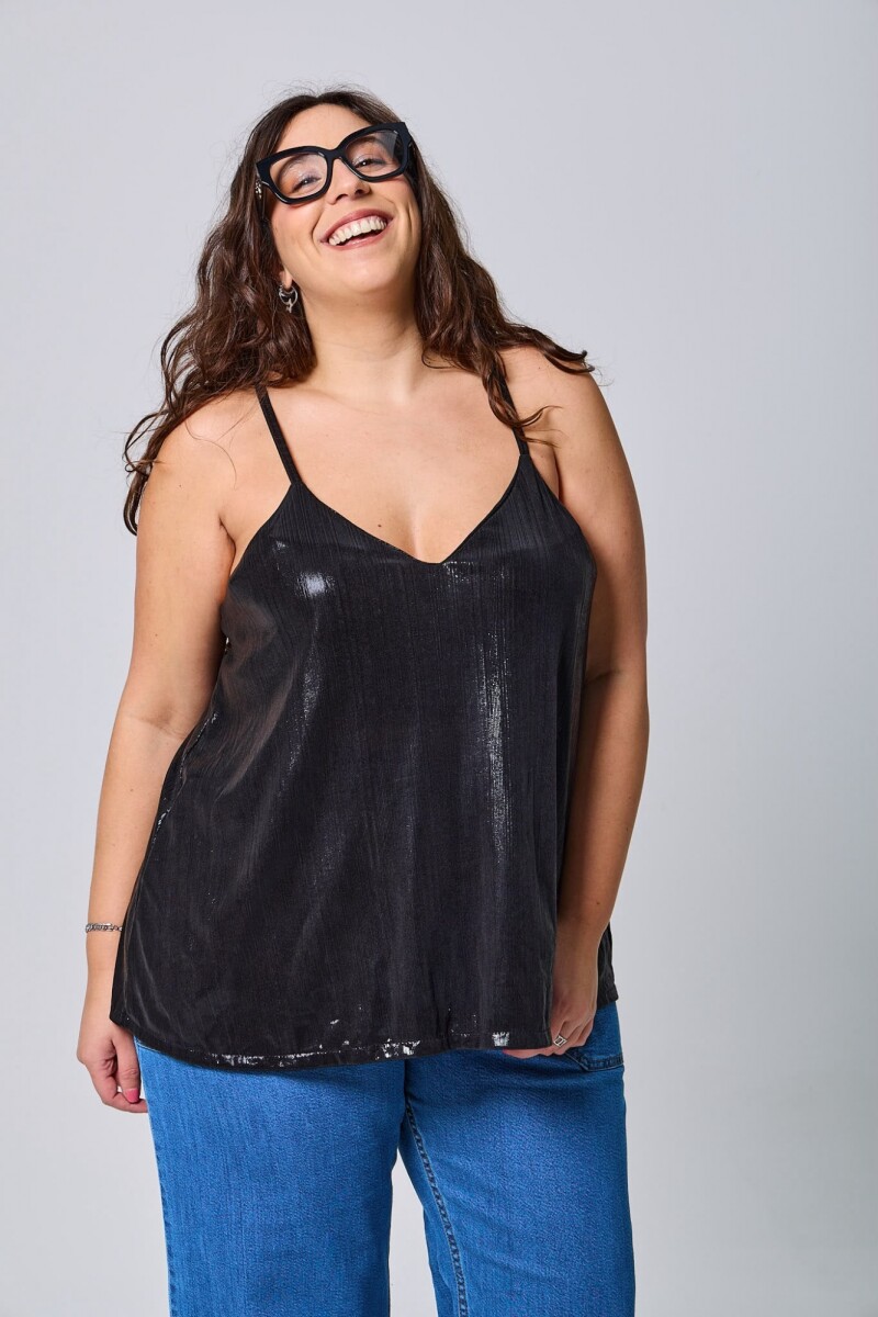 Musculosa Dance - Negra rayas 