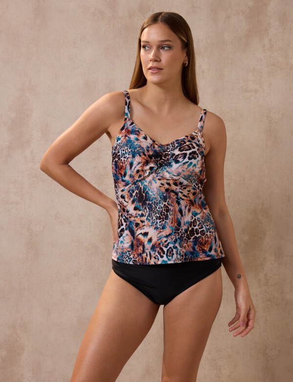Tankini Print NEGRO/MULTI