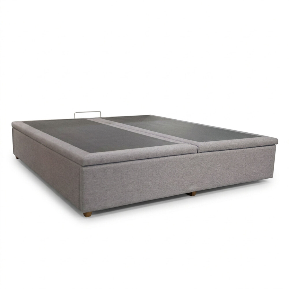 BOX BAÚL KING MADERA GRIS ARCA