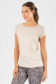 T-shirt piuma Gris