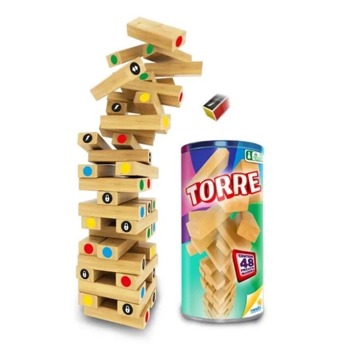 RONDA TORRE DE EQUILIBRIO EN LATA única