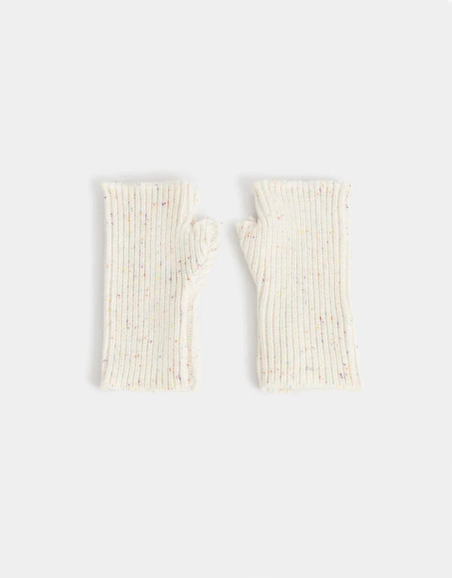 Guantes Varios Romántico Guantes Tejidos - Blanco Crudo
