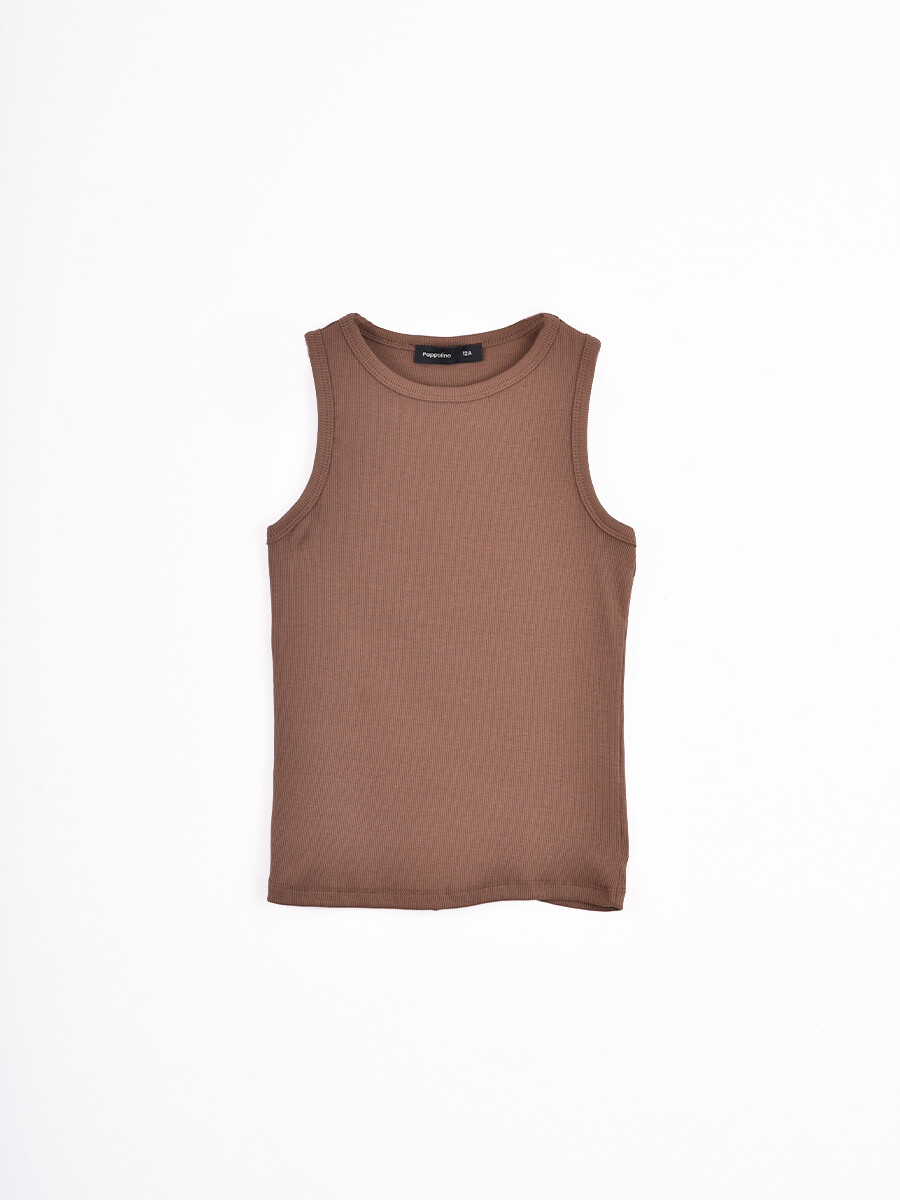 MUSCULOSA MARGARITA - MARRON 