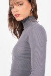 Top Polera Patch Gris