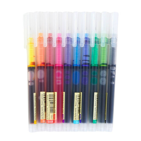 Boligrafo tinta liquida 0.5mm 10 colores Boligrafo tinta liquida 0.5mm 10 colores