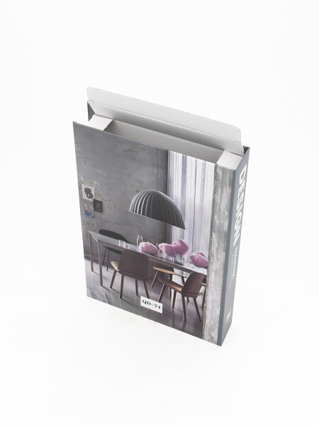 LIBRO CAJA DECORATIVO MARRON