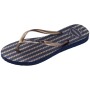 Sandalias Havaianas Slim Nautical Mujer Azul Marino Oro Rosa Metálico