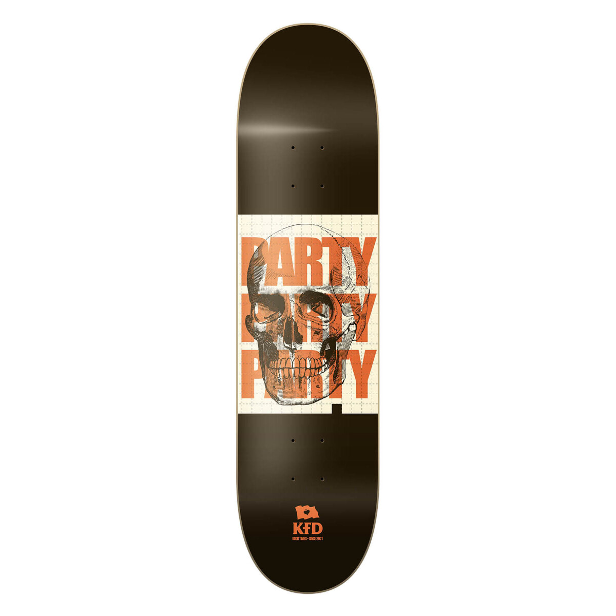 Deck KFD Premium - Party Red 8.25" (Sólo Tabla · Lija Incluída) 