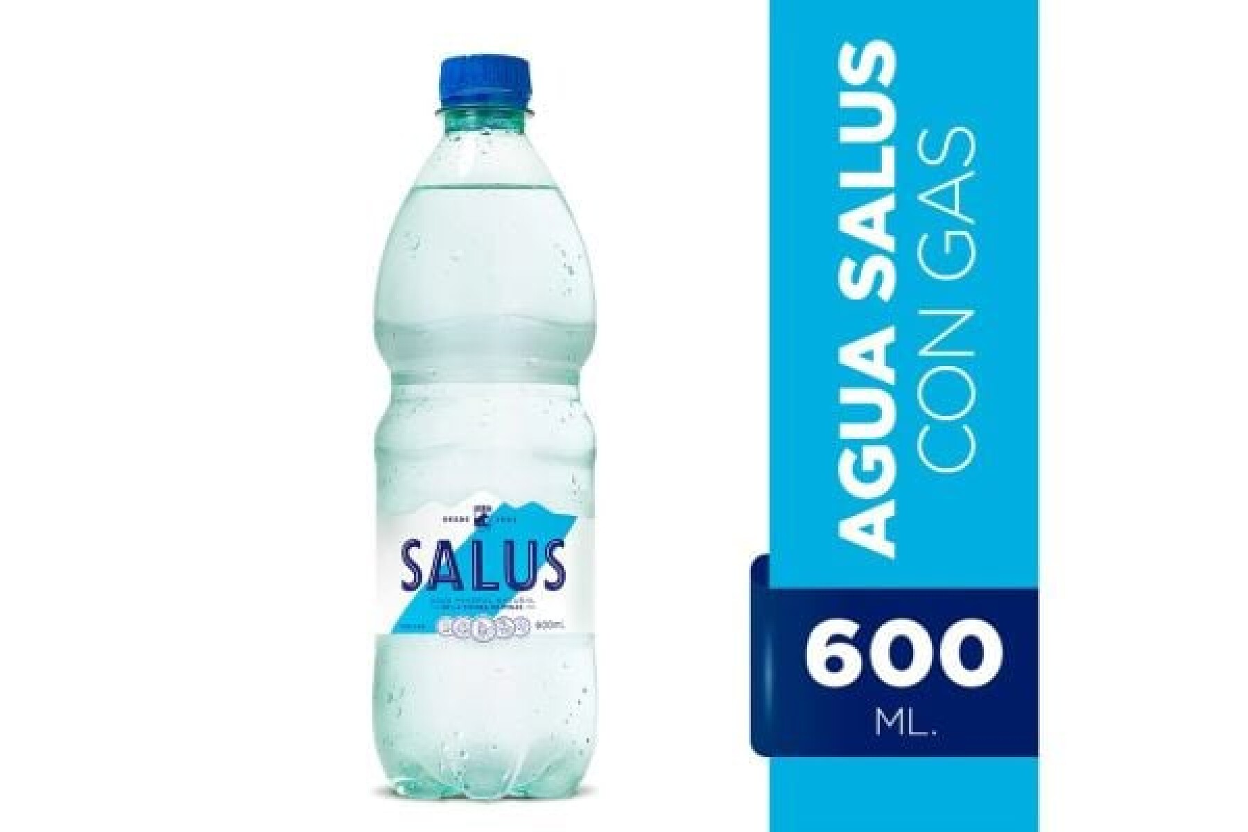 AGUA SALUS CON GAS 600ML 