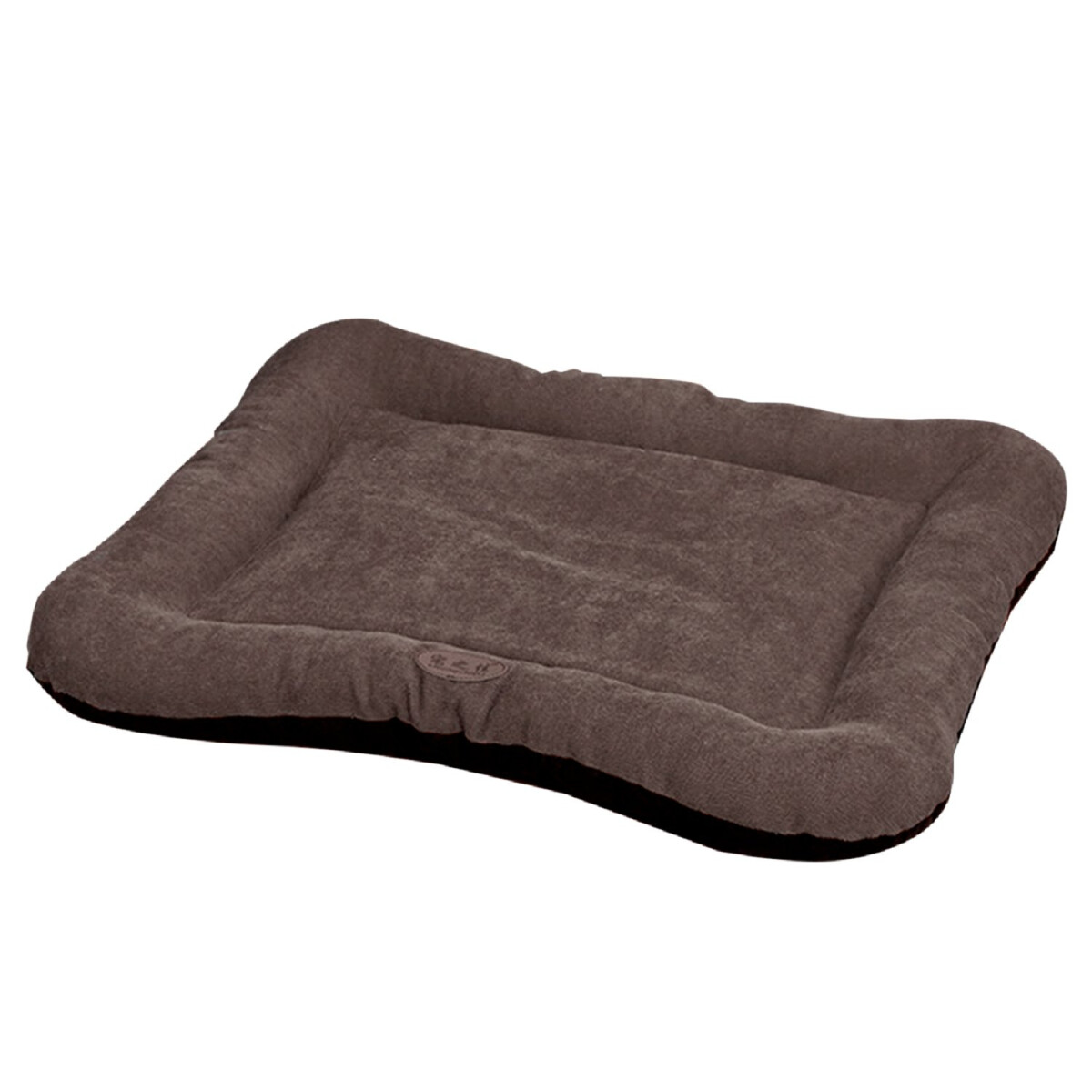 Cama Cucha Colchon Puff Para Perro Gato Mascota 48 X 40 Cm - Variante Color Marron Oscuro 