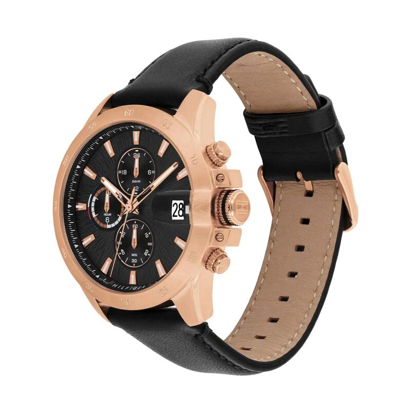 Reloj Tommy Hilfiger 1792194 para Hombre de Cuero Negro Reloj Tommy Hilfiger 1792194 Para Hombre De Cuero Negro