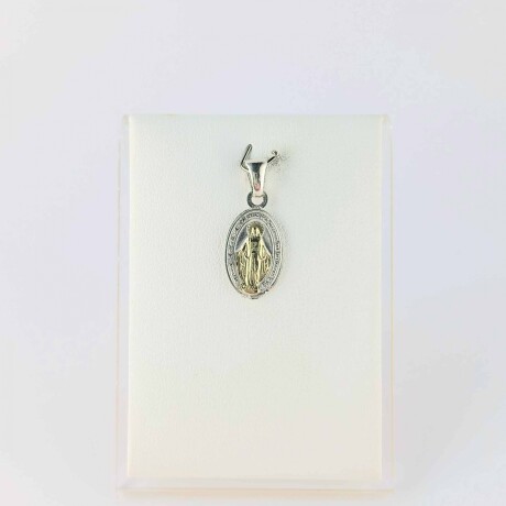 Medalla religiosa de plata 925 y double en oro 18 ktes. Milagrosa Medalla religiosa de plata 925 y double en oro 18 ktes. Milagrosa