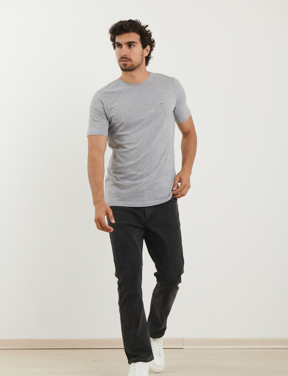 520958 T-SHIRT HARRINGTON LABEL Gris Medio