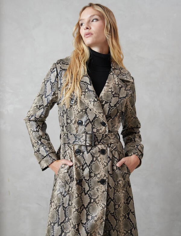 Tapado Eco Cuero MARRON/MULTI