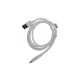 Cable de datos tipo- C blanco