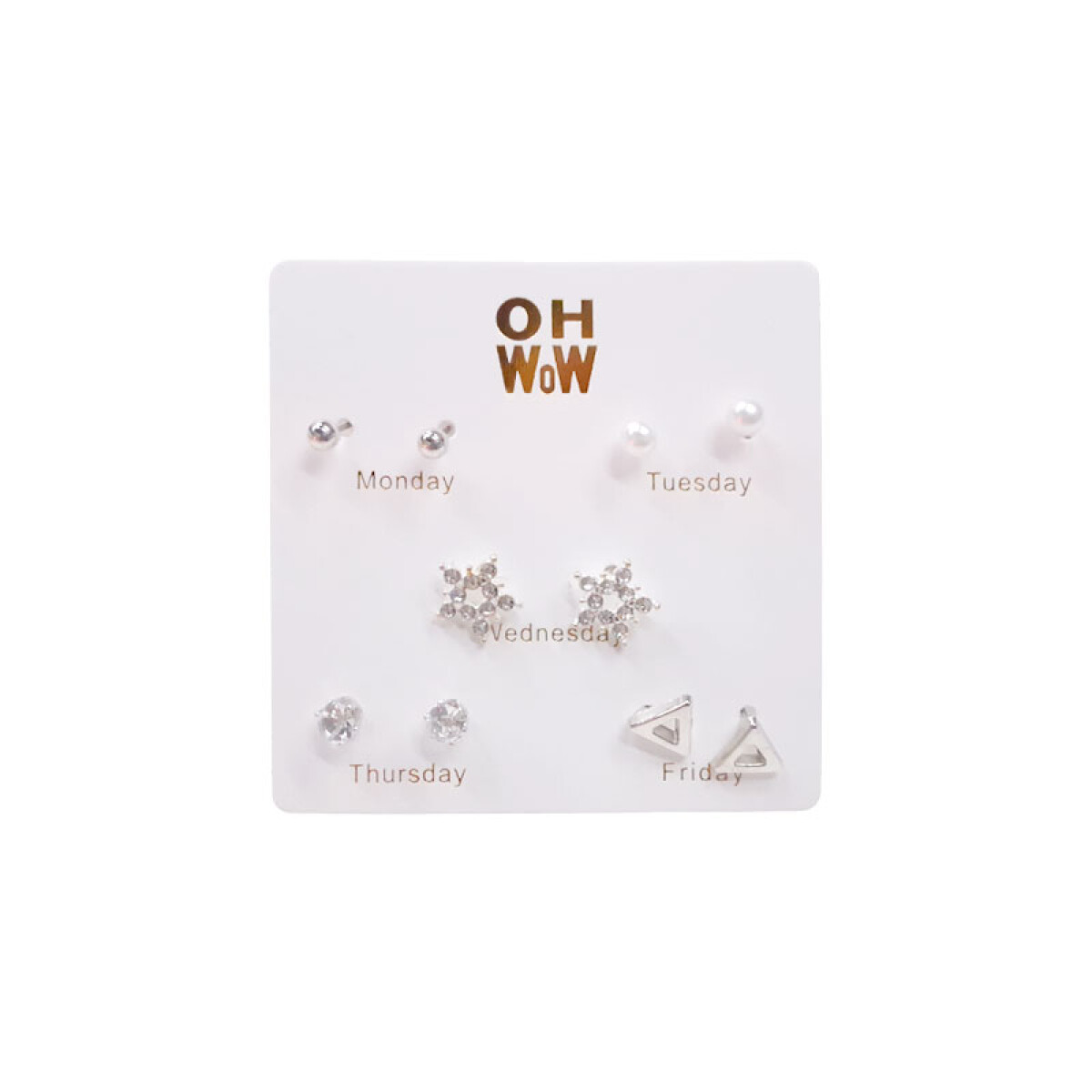 Caravanas hipoalergénicas x5 pares - Caravanas Hipoalergénicas X5 Pares 