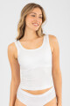 Camiseta bretel ancho Blanco