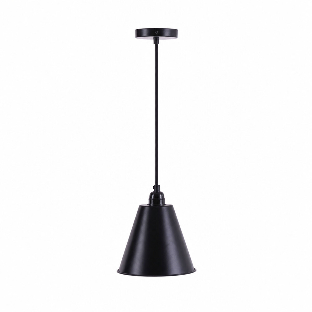 LÁMPARA DE TECHO METAL NEGRO 36740