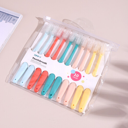 Set Cepillos De Dientes Coloridos - 10 Unidades Set Cepillos De Dientes Coloridos - 10 Unidades