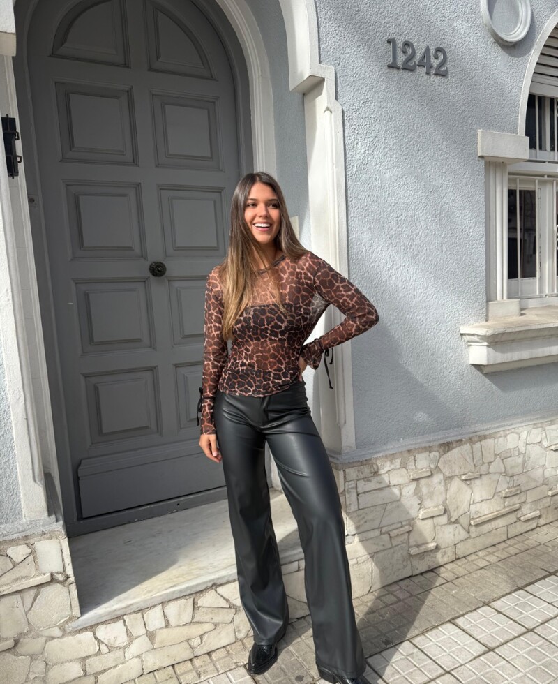 Pantalón eco cuero Pantalón eco cuero
